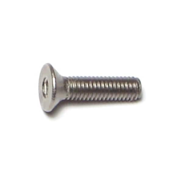 Midwest Fastener M3-0.50 Socket Head Cap Screw, Flat Head, Plain Stainless Steel, 12 mm Length, 10 PK 77024 - main